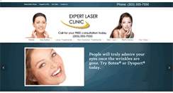 Desktop Screenshot of expertlaserclinic.com